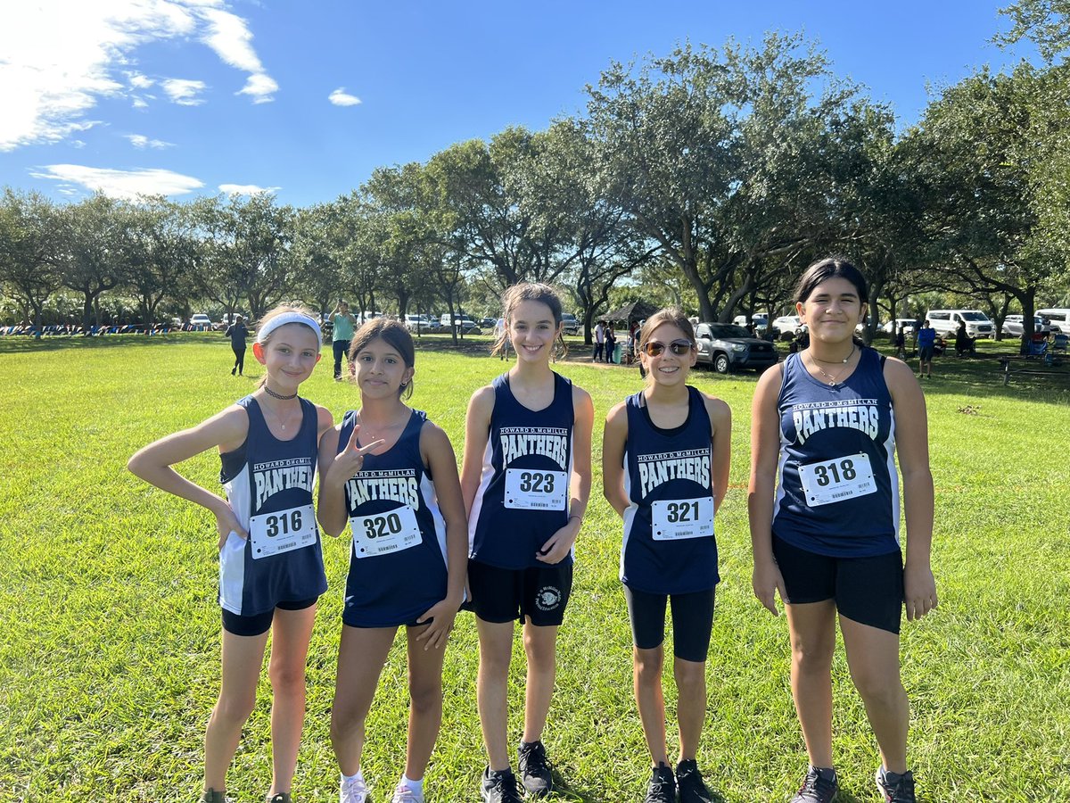MsAdamsonHDMM's tweet photo. First Cross Country meet of the season! #pantherBEST #goPanthers @HDMcMillan https://t.co/xNg7rIl45v