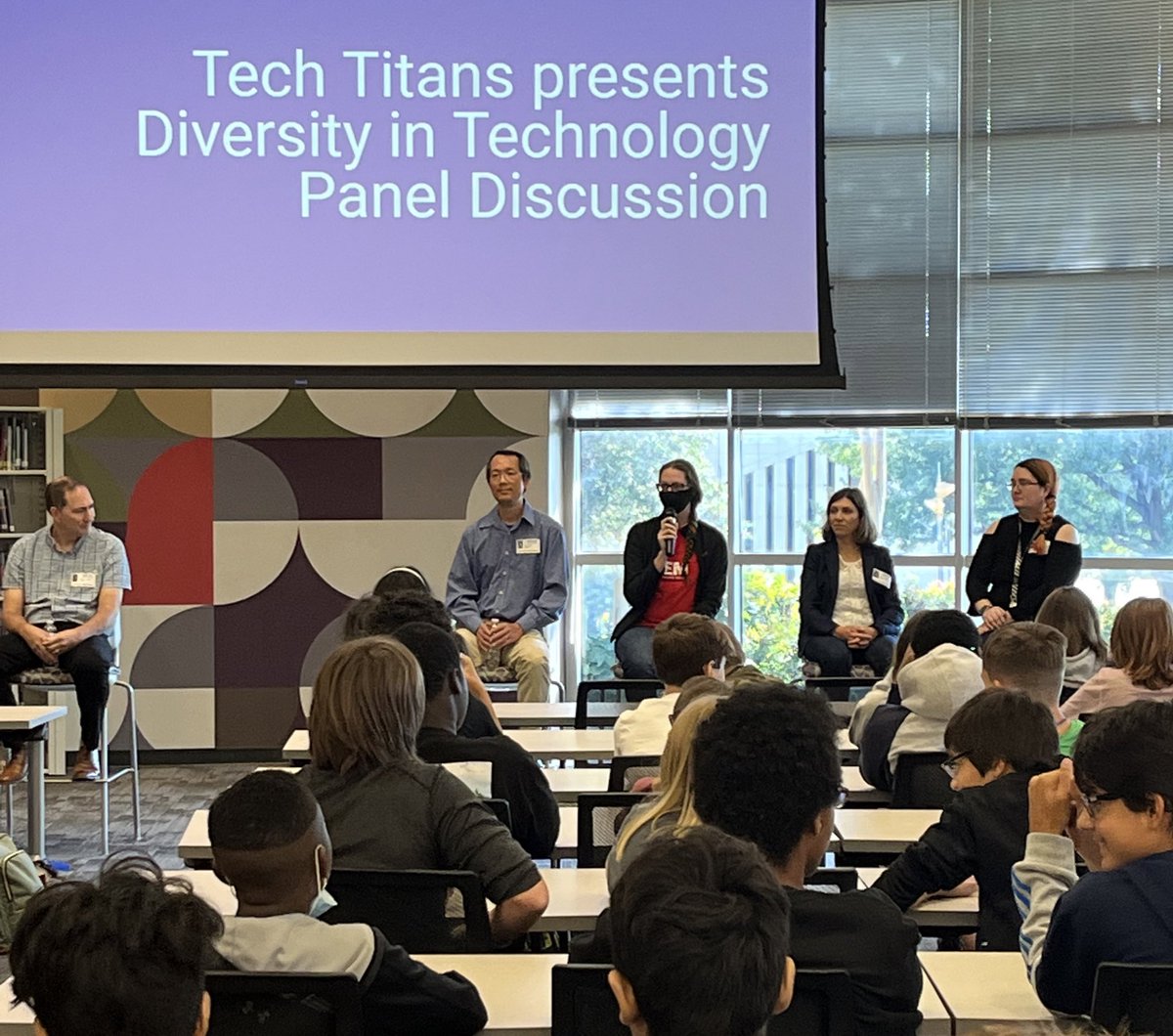 RISD CTE (@risd_cte) on Twitter photo These #future #STEM professionals are asking such great questions to our <a href="/TechTitansTexas/">Tech Titans</a> #Diversity in #technology industry panel! <a href="/bethbohmbrown/">Beth Brown</a> <a href="/rwestjh/">Richardson West Arts and Technology Magnet</a> <a href="/WestwoodJH_RISD/">Westwood Junior High</a> These #future #STEM professionals are asking such great questions to our <a href="/TechTitansTexas/">Tech Titans</a> #Diversity in #technology industry panel! <a href="/bethbohmbrown/">Beth Brown</a> <a href="/rwestjh/">Richardson West Arts and Technology Magnet</a> <a href="/WestwoodJH_RISD/">Westwood Junior High</a>