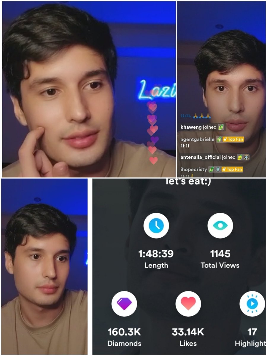 ❤️:Thank you gifters and viewers for dropping by much much appreciated🥰
💙:Team Laziz and now Team Angels Baby😂 thank you for your time and for always supporting Laziz.
❤️:Boss <a href="/ihopecristy/">Cristy Hope</a> your the best❤️💙❤️
Team Laziz  is so blessed to have you😍🙏

<a href="/LazizRustamoov/">Laziz Rustamov</a> ❤️💙❤️