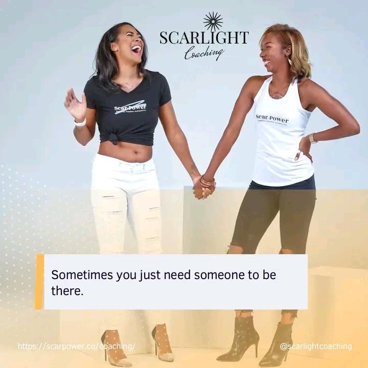 scarpowerco's tweet photo. Going through this journey called life is not always easy. But when you have someone there to support you, it makes it that much better. 💕🤜🏽🤛
12-Week Scarlight Coaching Group sign up ends on Sunday! Book a call now! Click the link in bio. ✨
#scarpower #scars https://t.co/GMgoQkhcGw