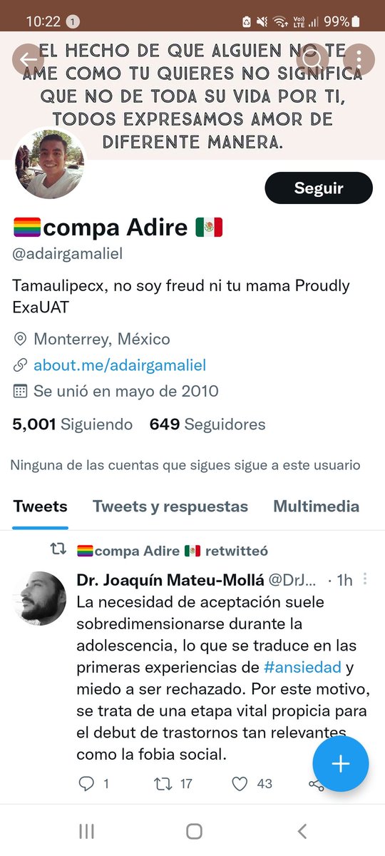 Maestarfull's tweet photo. @adairgamaliel ¿Qué veo? Una hermana jota misógina? Y aparte infantil, llamándola mamadora por un simple programa todo tergiversado y sólo porque no es de su agrado.  

Aparte te llamas gamaliel (xd), no cuentas. 

Así como tú, por tu preferencia y orientación sex mereces respeto, ella igual. https://t.co/Cc5hAGrD2p