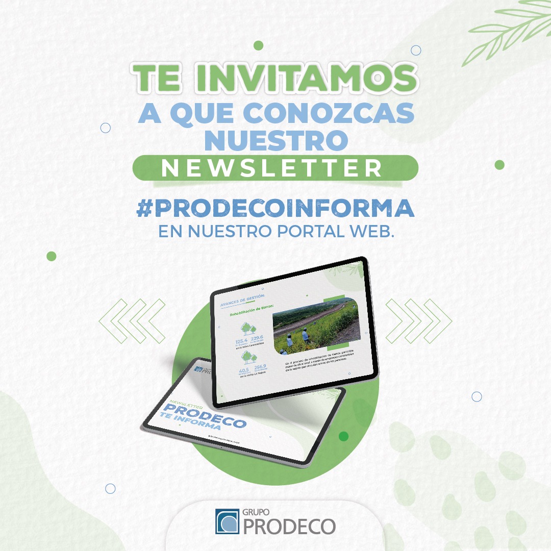 GrupoProdeco's tweet photo. ¡Mantener informados a nuestros grupos de interés es un compromiso! Presentamos nuestro Newsletter #ProdecoInforma, donde contamos los avances en materia ambiental, social, seguridad, reasentamientos y DDHH en el contexto de terminación anticipada de nuestras operaciones mineras. https://t.co/bxopZ1jqtr