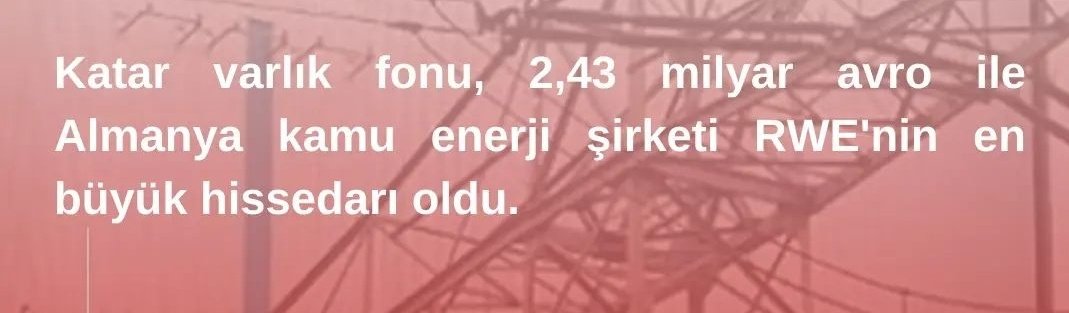 Almaya ülkeyi Katar'lılara satıyor diyen muhalefet çıkar mı acaba 🤔