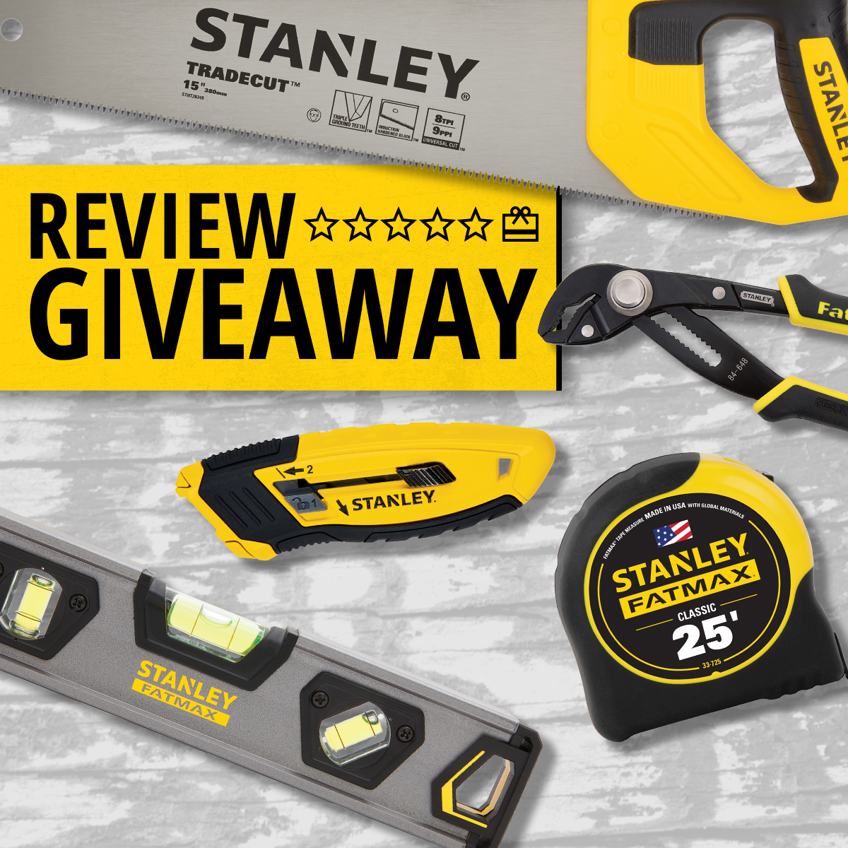 Whether on the belt or on the jobsite, STANLEY® tools are made for Pros– and we’re curious what makes our tools stand out to you. Post a review of a STANLEY® product that you already own for the chance to win a prize package of tools & storage worth $300: bit.ly/3RIppMI