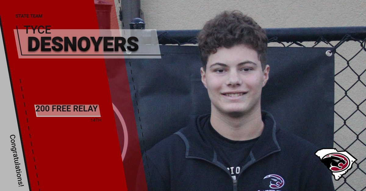 Congratulations on making the State Team. Best of luck at States Tyce!