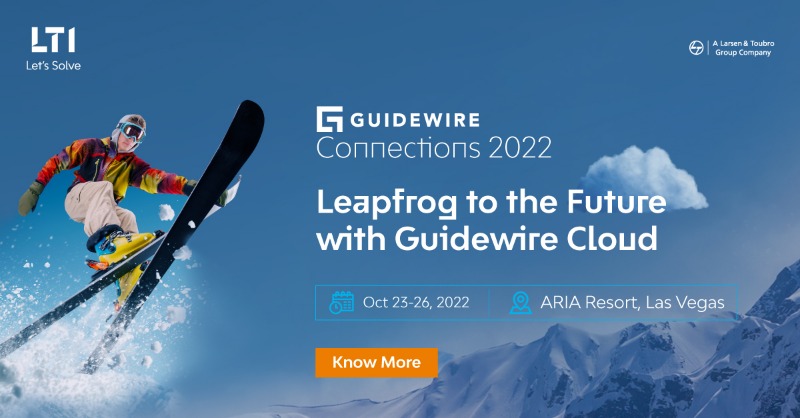 ltm_ofcl's tweet photo. LTI will be at Guidewire Connections 2022, with a team of experts and a set of solutions and accelerators for @Guidewire_PandC. Meet us there and get the recipe for leapfrogging to the future with Guidewire Cloud https://t.co/UxZyu77RwI

#LetsSolve #insurance #innovation