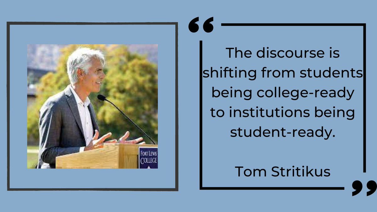 It was a pleasure joining <a href="/usdoegov/">US Dept Of Education</a>'s Amy Loyd, <a href="/SchleicherOECD/">Andreas Schleicher</a>, <a href="/cpepres/">Dr. Aaron Thompson</a>, @NOVAPresKress &amp; @TomStritikus yesterday to explore how to best adapt post-secondary education to meet the needs of all students. 

Tom's quote captured the heart of our conversation.👇