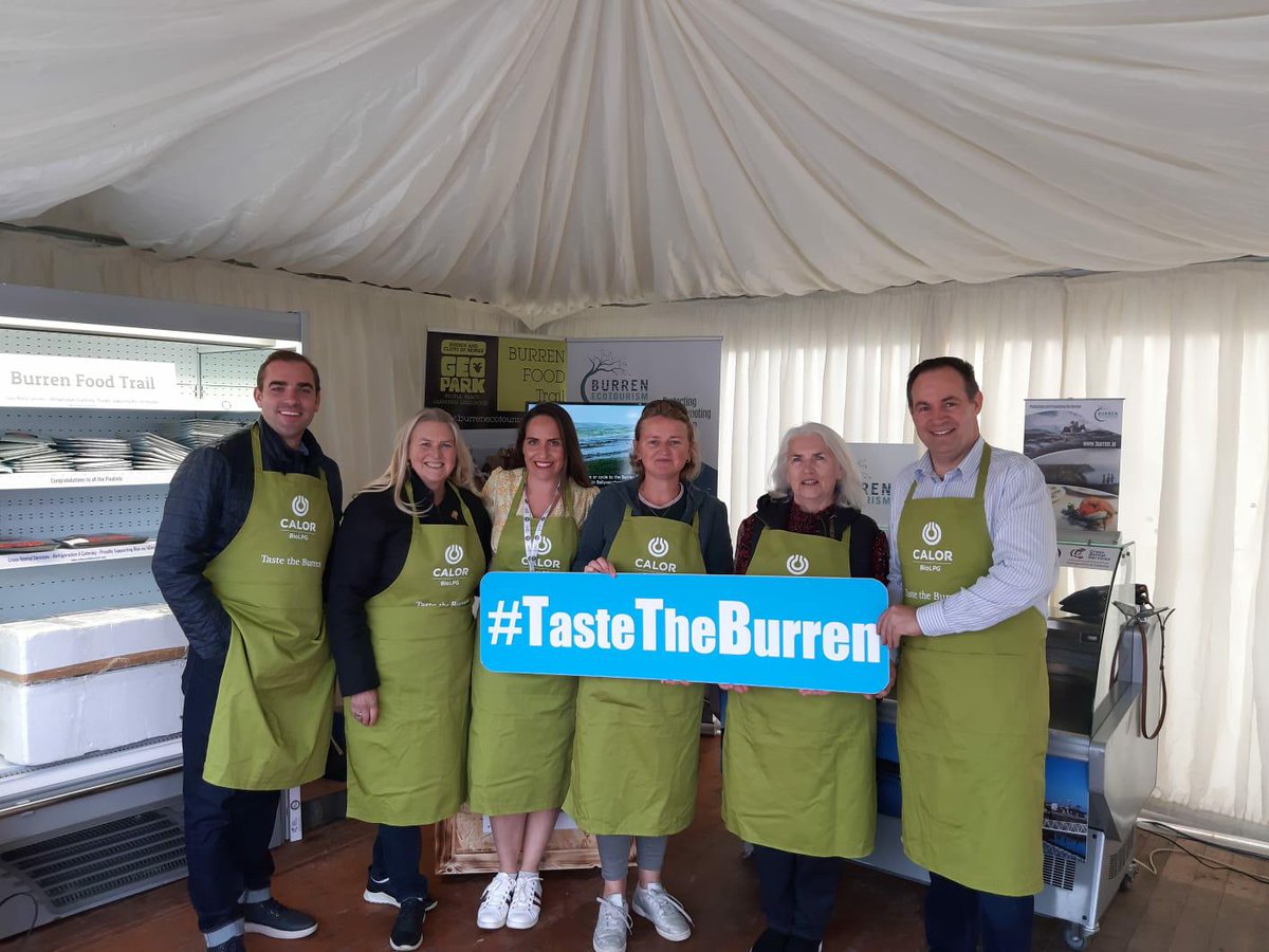 calorireland's tweet photo. Big congratulations to Burren Ecotourism Network members, The Clare Jam Company for winning gold, Burren Smokehouse winning silver  St. Tola Irish Goat Cheese for winning bronze  at the Blas na hÉireann Awards in Dingle 🥳
#CalorCustomer  #Blas2022 #TastetheBurren @visitBurren https://t.co/Gg6OLGAwP3