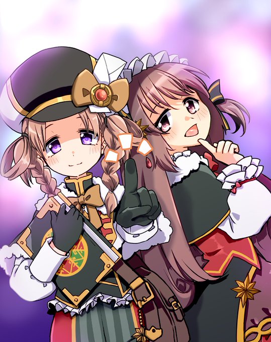 灯花ちゃん&ねむちゃん描いたよ 