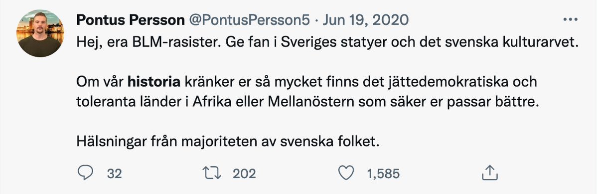 Förra veckan skapade <a href="/k_akfa/">Balkanicus - fiende & barbar</a> ett mästerverk genom att ta upp 10 politiker och tänkare som exemplifierar fascismen. Jag kom idag på att jag kan göra en wish-kopia av hans tweet och visa upp 10 tweets som exemplifierar fascistisk retorik.