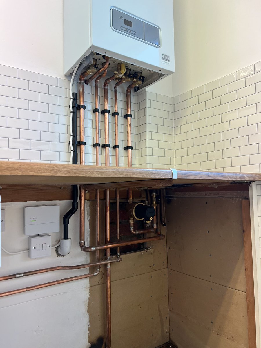 Nice conventional to combi to start the heating season.