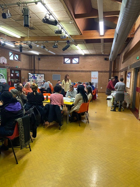 BevNnns's tweet photo. We hosted our @NnsNorthfield  #communitylunch @HawkesleyCentre today inc amazing speakers from @DiscussingMH @Shencare &amp; @BIDServices  brill networking session many contacts made great community vibe! 

#communitymatters  

@NorthfieldPship https://t.co/uWcY4wxmu0