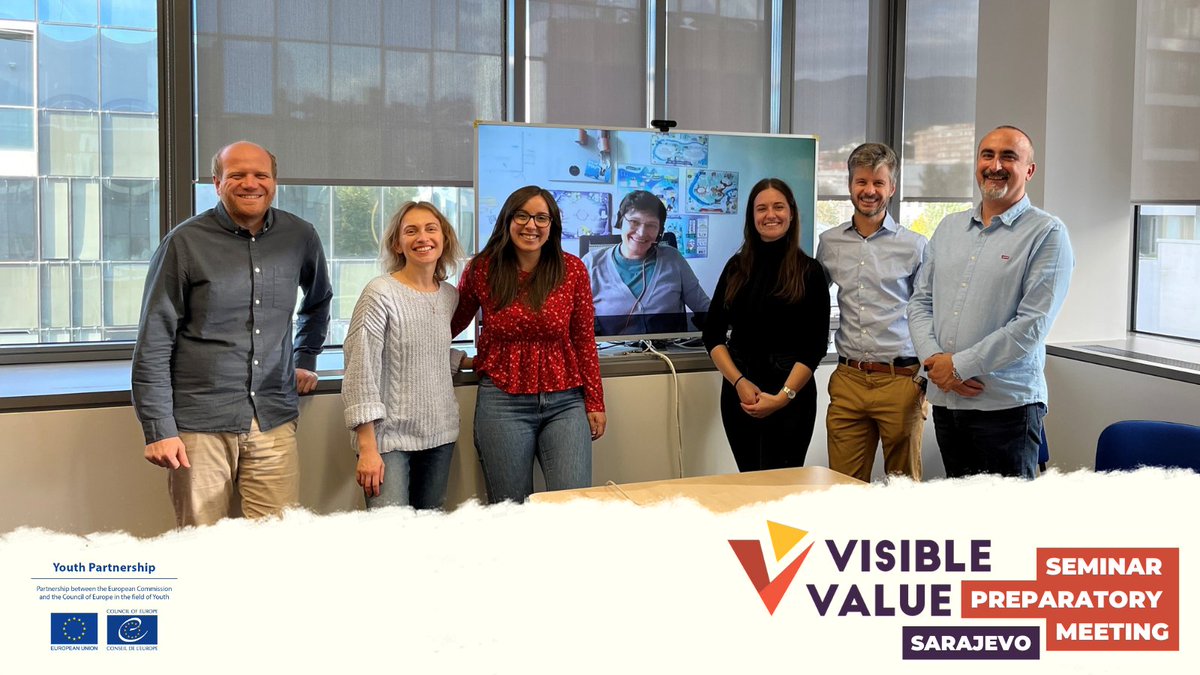 eucoeyouth's tweet photo. We are having the second preparatory meeting of the #VisibleValue regional seminar (15-16 November, Sarajevo), organised as one of the key activities under the #EYY2022.
The call for participants is open, apply today ➡️ https://t.co/j3yUAsyjfw
Deadline to apply: 10 October https://t.co/f8AGF8UVQo