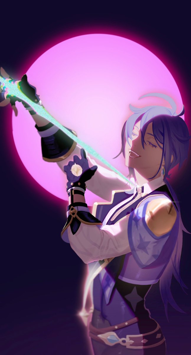 chilian78874560's tweet photo. 献给粉月光 #GenshinImpact #Kaeya https://t.co/Ou59JpSfr9