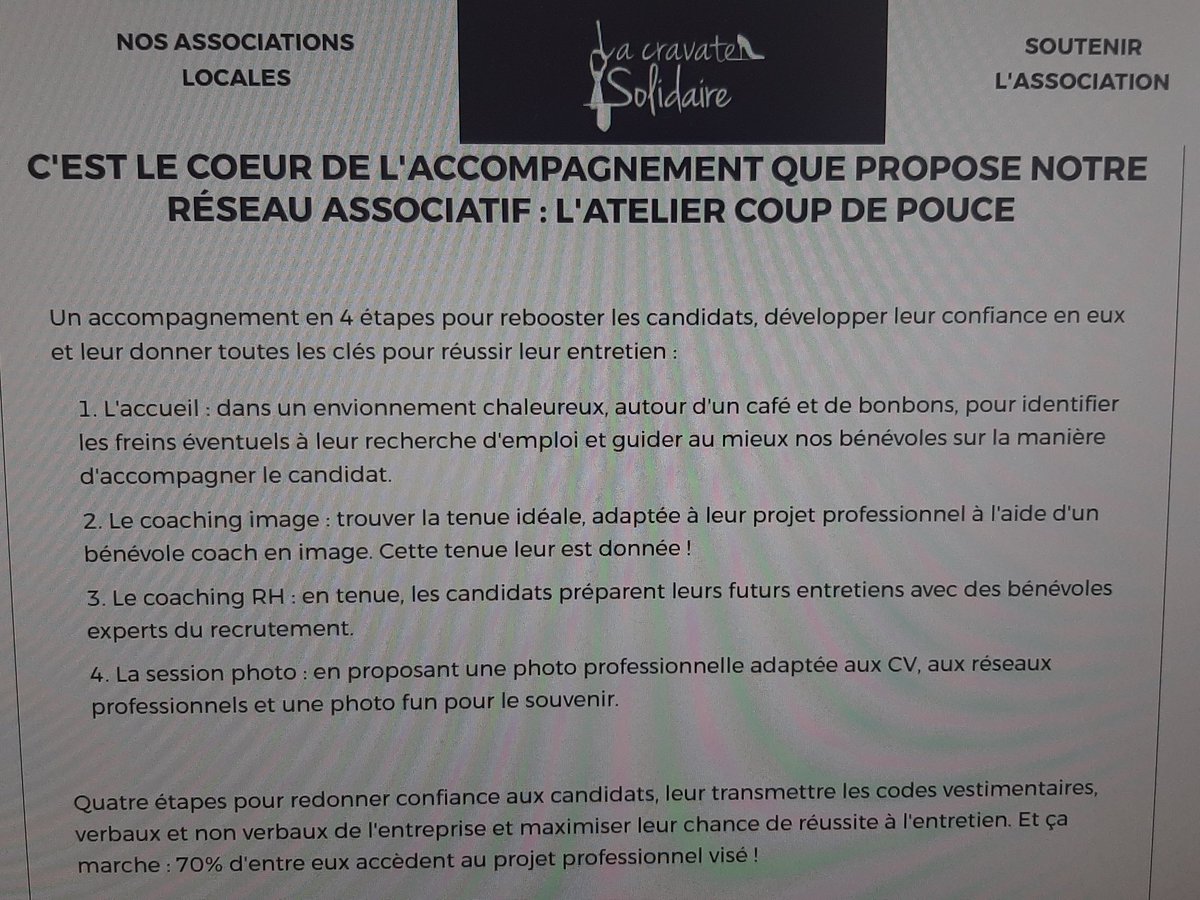 caro_bln's tweet photo. Histoire de mettre toutes les chances de leurs côtés pour leur prochain entretien, @poleemploi_HDF #Tourcoing mobilise @LaCravateSolidR sur une séance relooking et coaching pour 5 de ses demandeurs d'emploi, ravis, tenue comprise ! https://t.co/DgumgzDWMa