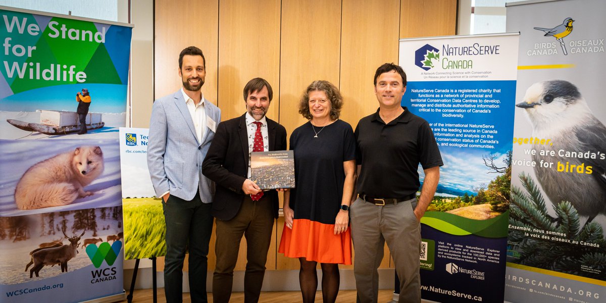 1/ Yesterday, we celebrated the launch of Canada’s Key Biodiversity Areas (KBAs) registry at the 
<a href="/MuseumofNature/">Museum of Nature</a> in Ottawa. Thanks to our sponsor, @rbc tech for nature for generously supporting this event.
@KbaCanada <a href="/WCS_Canada/">WCS Canada</a> <a href="/natureserve/">NatureServe</a>