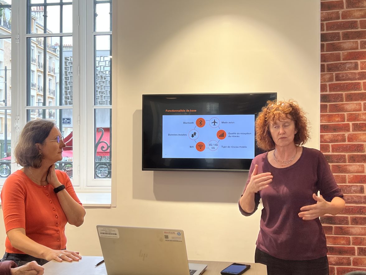 🗓️Un atelier collectif gratuit pour débuter avec votre smartphone et le #numérique, ça vous intéresse ? Inscrivez-vous pour participer en physique, comme aujourd'hui à la boutique Rennes République, ou en ligne : 
👉orangedigitalcenter.orange.fr
#OrangeDigitalCenter #inclusion