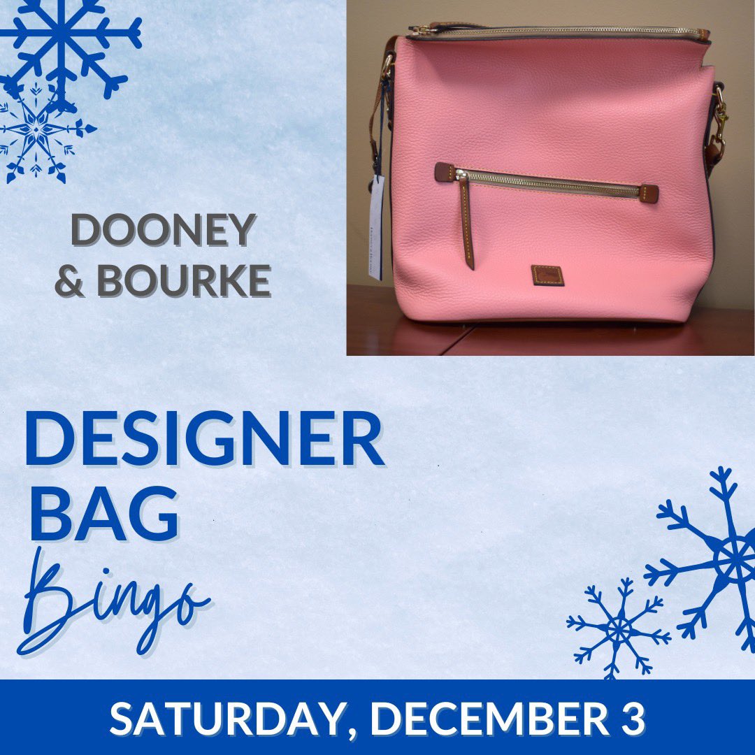 TCISDFoundation's tweet photo. You don't want to miss out on your chance to grab one of the 20 handbags available at Designer Bag Bingo like this Dooney &amp; Bourke. The event is sure to sell out, so don't wait! Tickets are $50. Contact Geny White at 409-916-0108 or gwhite@tcisd.org to purchase tickets today! https://t.co/ASLhl1a9ms