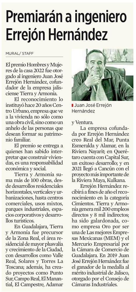 ADI_Occidente's tweet photo. En ADI Occidente nos congratulamos por reconocimiento que hace @CentroUrbano a @JoseErrejon https://t.co/LA6qkktKHv