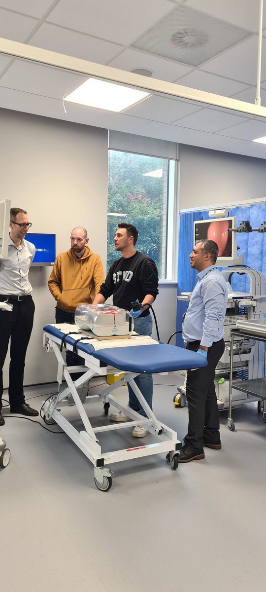 EndoscopyWest's tweet photo. Day 1 of the JAG Basic Skills in Colonoscopy Course running at the simulator centre @LJMU today. Expert faculty from around the NW: Cheshire & Merseyside, Lancashire & South Cumbria and Greater Manchester.#collaborativetraining #endoscopytraining @NHSHEE_NWest @JAG_Endoscopy https://t.co/noOLrU4WhR