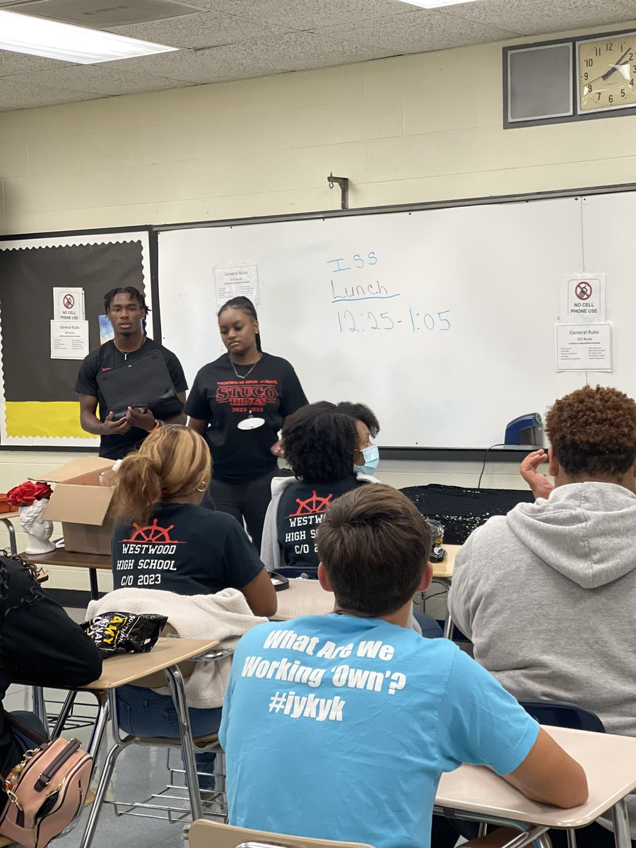 Our very own <a href="/WestwoodStuGov/">Westwood StuCo‼️</a> president Luther Bells and senator Zy’Keria Ruff are presenting at todays <a href="/SCarolina_StuCo/">SCASC</a> #D4Rally!