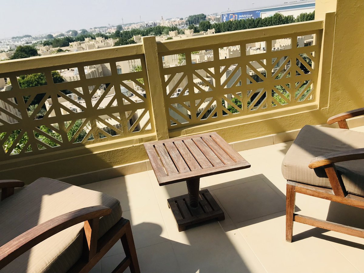 lavleeferlenssi's tweet photo. It was a warm Saturday morning at #GrandHyattDoha โ๏ธ 5th floor is amazing! #WeekendInDoha #HappyWeekendDoha #LifeInDoha #WorldCupReady #GoodMorningDoha ๐ค https://t.co/dr8cp6kCzd