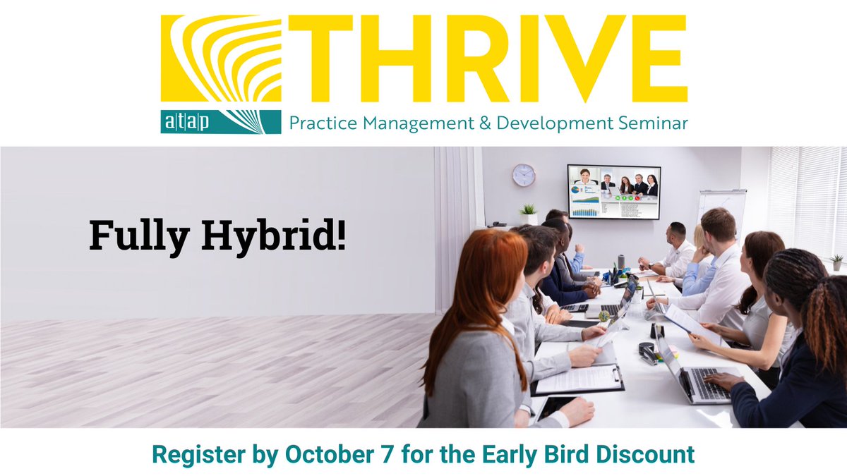 The pandemic taught us how to hold engaging online events. This seminar is fully hybrid.  We are working to ensure that virtual attendees’ experience will be as engaging as for those who come to the venue. 
Learn more and register now! ow.ly/AUjo50L150m