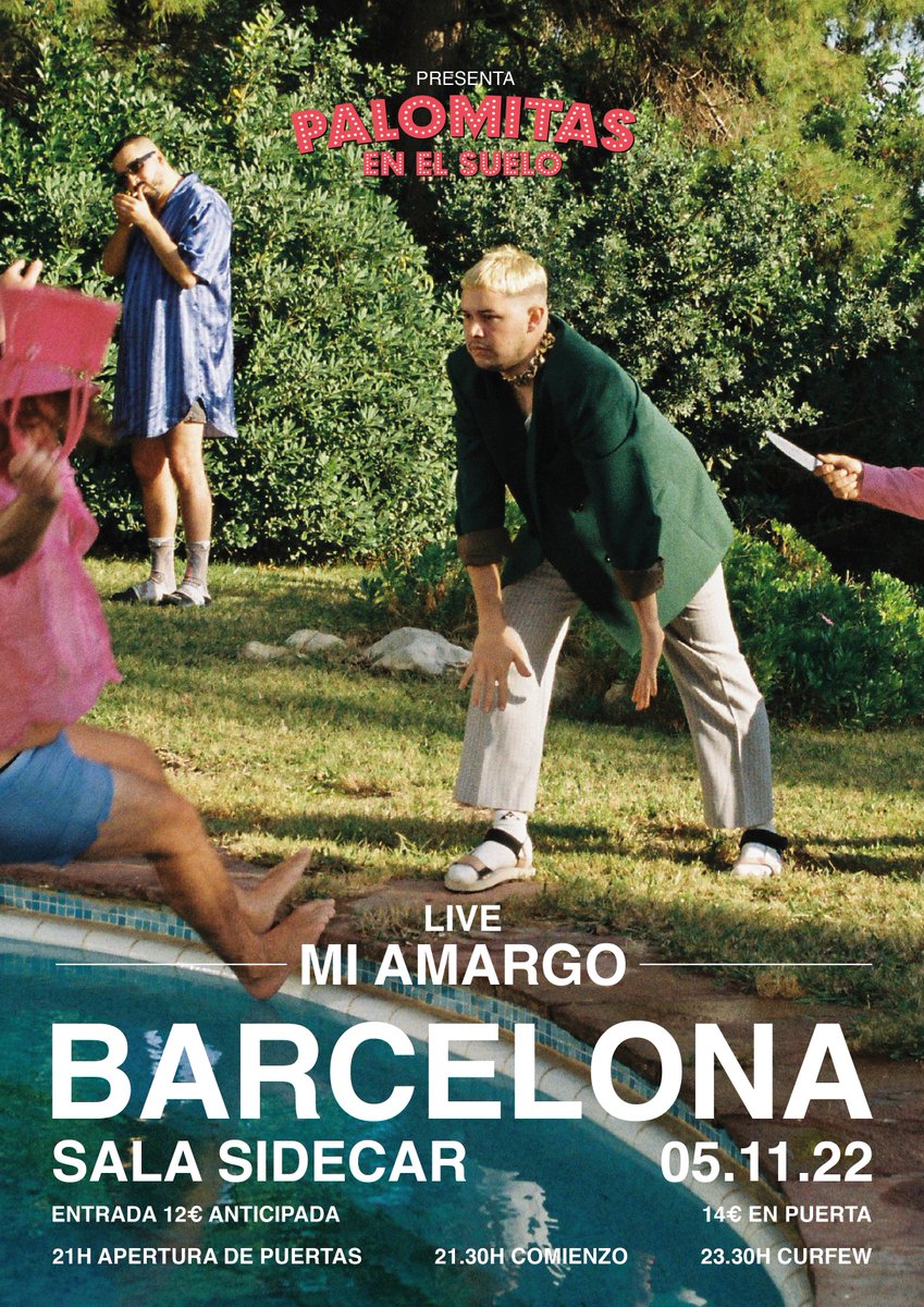 Un mes para presentar Palomitas en Barcelona 💗💗

sidecar.es/en/mi-amargo/