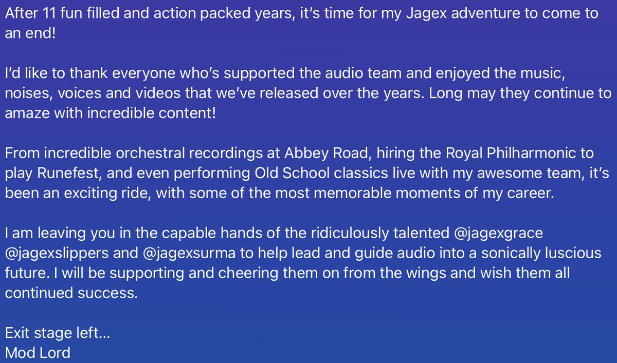 What an adventure this was… <a href="/RuneScape/">RuneScape</a> <a href="/OldSchoolRS/">Old School RuneScape</a>