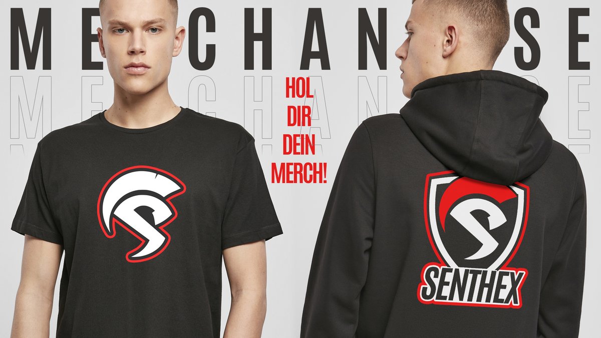 Unser brandneues Merch ist da!
Schaut im Shop vorbei und spart nur diese Woche 10% auf eure Bestellung.

CODE: newmerch10
🛒senthex.gg/shop