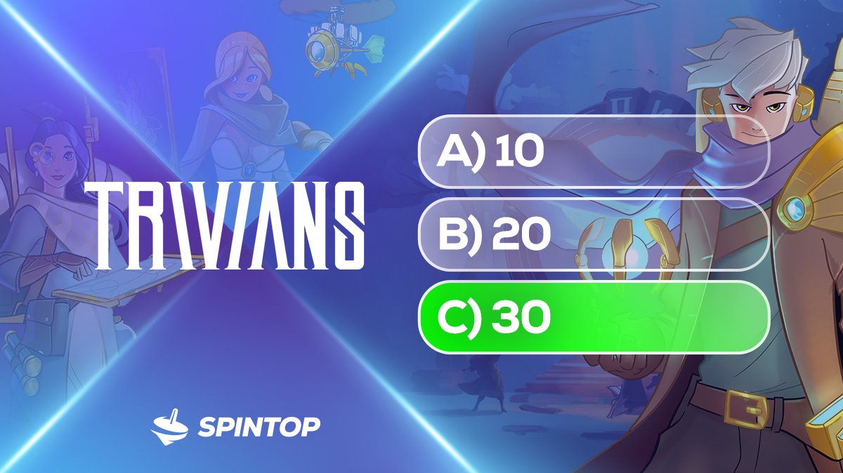 SpintopNetwork's tweet photo. Question: How many more days will @PlayTrivians' pool and farm last on Spindex? 🤔 https://t.co/efncc05SNe