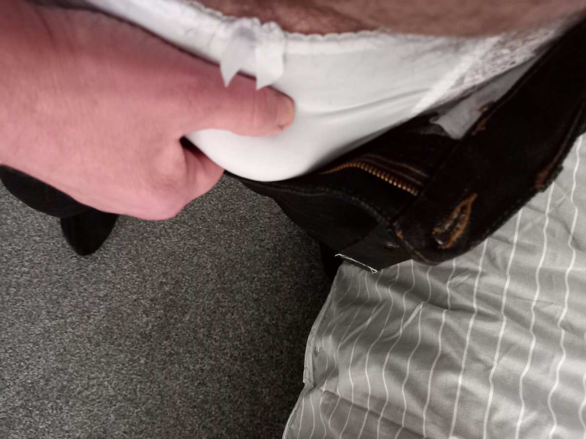 KnickerKinky's tweet photo. Beginning to love the lace detail on these #knickers but more so the fave they keep me semi hard all the time I have them on ...
Show me a man who hasn't tried on a pair of knickers ever and had a wank in them and I will show you a lier #sameman https://t.co/oK2QW1P6xS