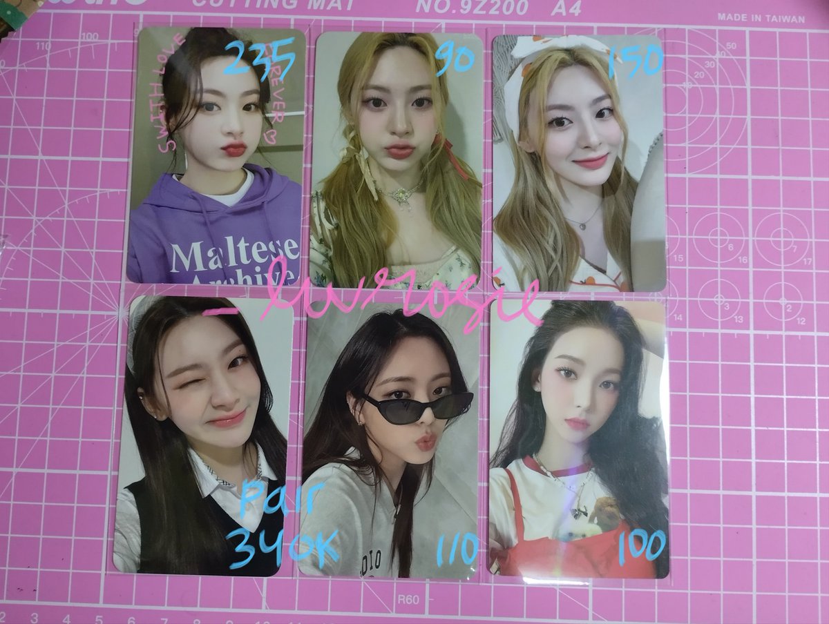 wts • want to sell

[ mostly seeun ]

♡ makestar round 4 ( r4 ) young luv
♡ apple music pout we need love
♡ withmuu r2 wnl
♡ appmus r2 yl
♡ yuna benefit ktown checkmate
♡ karina sg 22

— negotiable
— bandung, ina

t. jual pc photocard stayc itzy aespa official pob bene