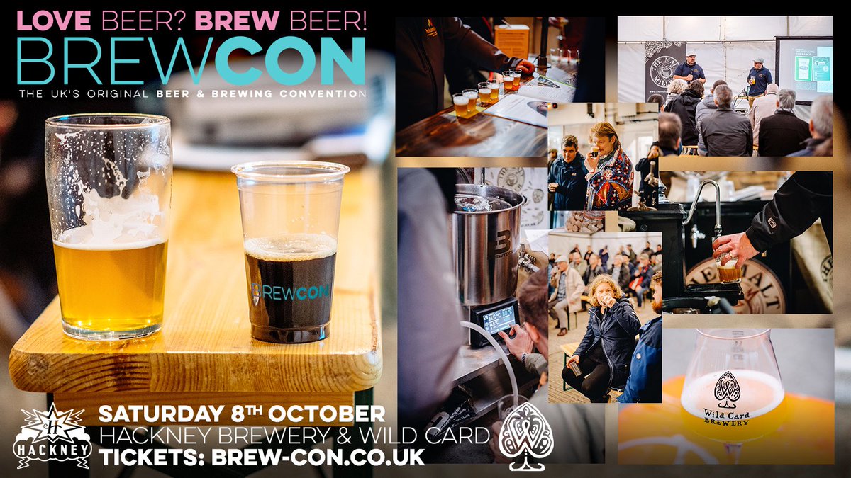 brew_con_london's tweet photo. BrewCon London is back! We’re returning to @HighHillE17 + @WildCardBrewery for another outing of the UKs premier Homebrew Expo + Convention! Loads of great talks + exhibitors. Tickets just £15! https://t.co/DtkB8Z9ISM