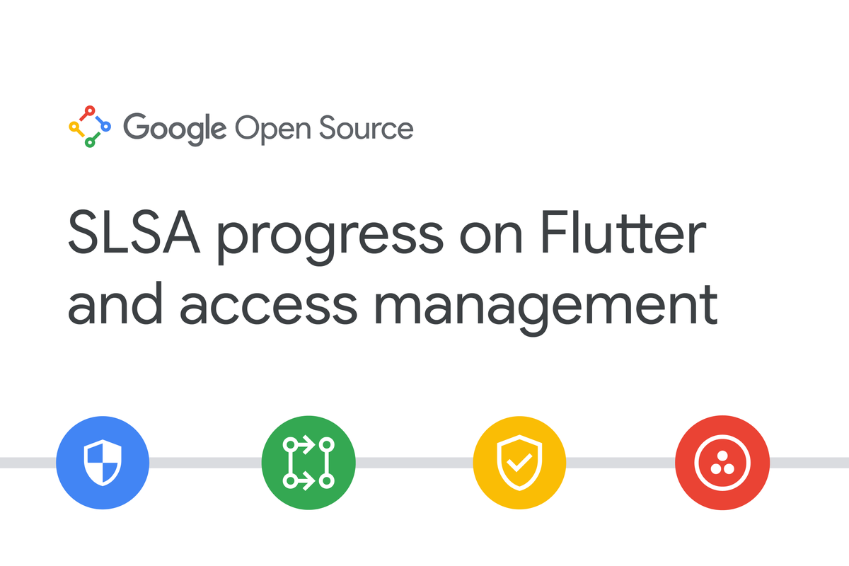 🔐 @dart_lang and @FlutterDev are on a mission to improve security. We have achieved SLSA Level 2 security on Flutter's Cocoon application, reduced our Identity and Access Management permissions to the minimum required access, and more 👉 goo.gle/3CsE4qF