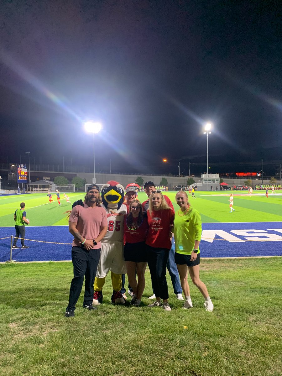 MSUDenverSM's tweet photo. The Sport Management Club had a blast cheering on our @MSUDenverWSOC team last week! ⚽️

Make sure you swing by for the next Lawn Games on October 13th and stay tuned to your email for the next @MSUDenverSports outing!  

#GetRowdy #SMC #SportManagementClub https://t.co/xM0PpumBXL