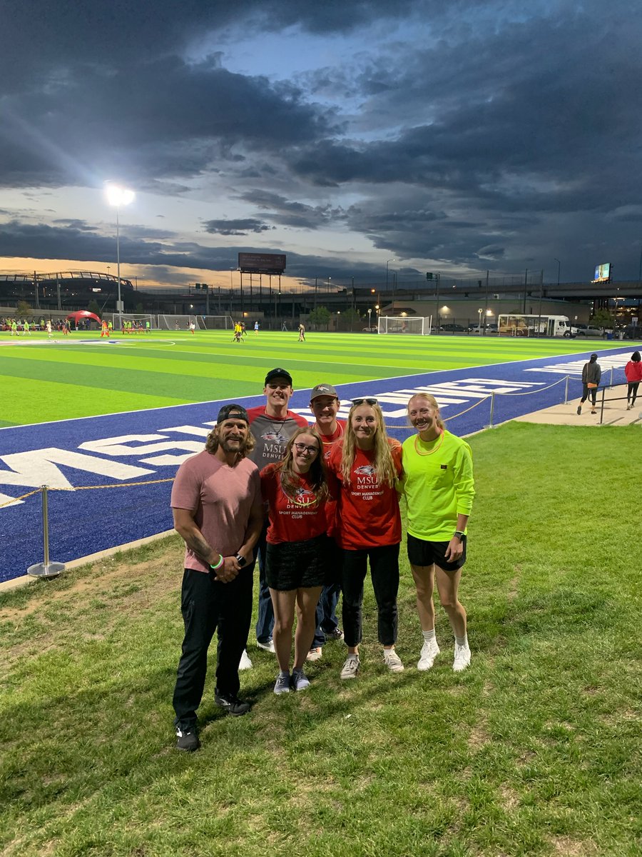 MSUDenverSM's tweet photo. The Sport Management Club had a blast cheering on our @MSUDenverWSOC team last week! ⚽️

Make sure you swing by for the next Lawn Games on October 13th and stay tuned to your email for the next @MSUDenverSports outing!  

#GetRowdy #SMC #SportManagementClub https://t.co/xM0PpumBXL