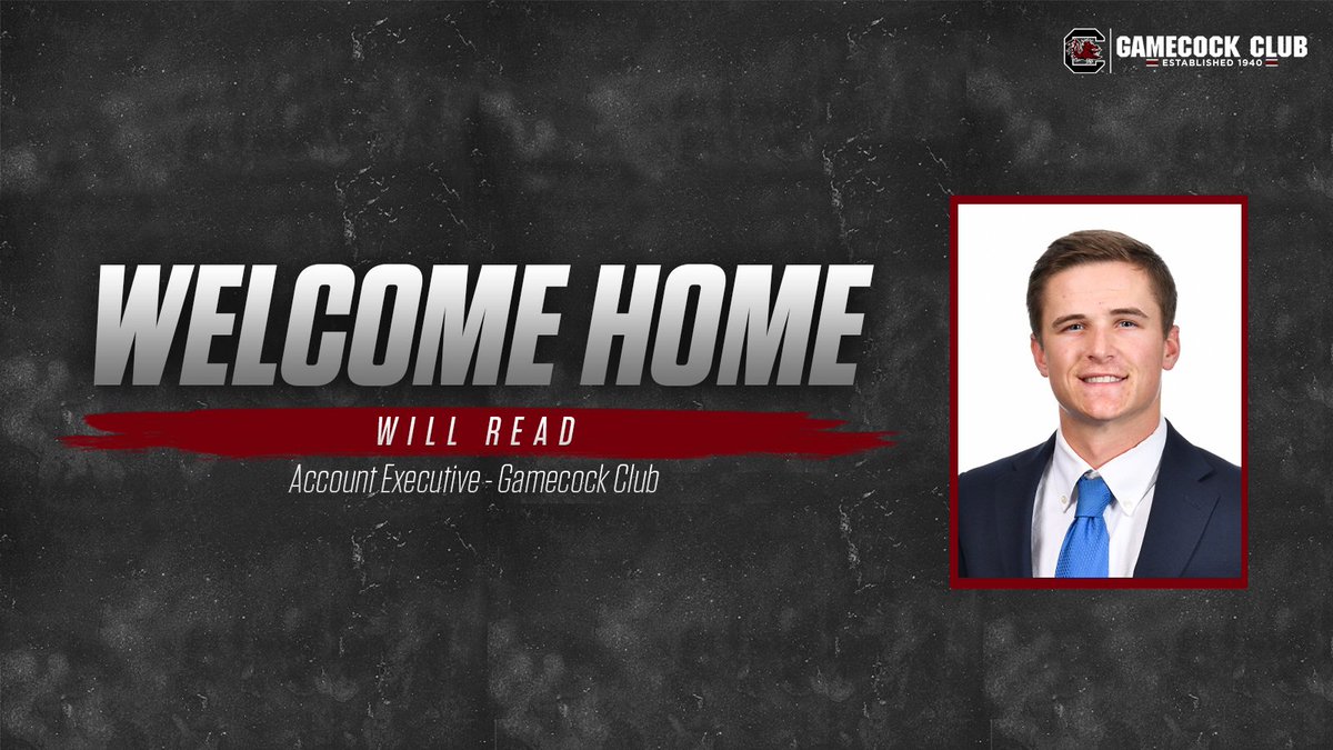 TheGamecockClub's tweet photo. Join us in welcoming @UofSC_HRSM graduate @will00read to our team! #WelcomeHome, Will 🤙

#Gamecocks | #ForeverToThee https://t.co/tL0WnMMQAD