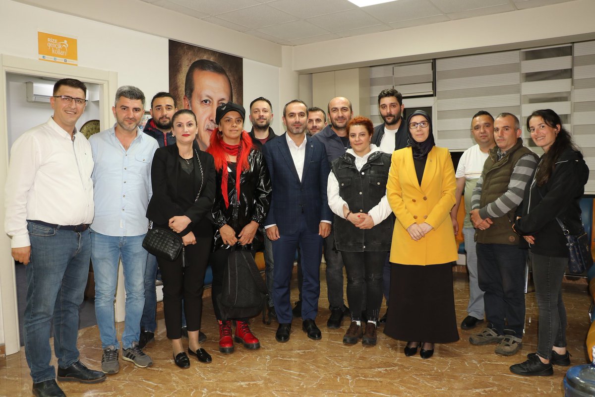 ÇAYKUR Mevsimlik Mühendisler İl Başkanımız İshak Alim'e ziyarette bulundu