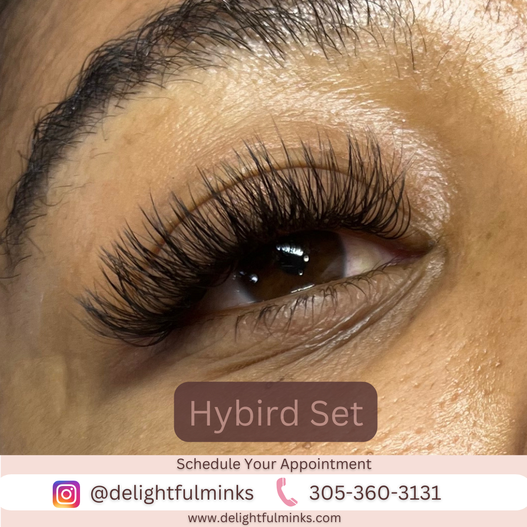 DelightfulMinks's tweet photo. Don’t want to go too full but don’t want to go too natural? Well your best bet is a Hybrid set 🥰! Where are all my Hybird girlies 🙋🏾‍♀️
•
To schedule appointment click link in bio💕 https://t.co/2zKPs5CyHT