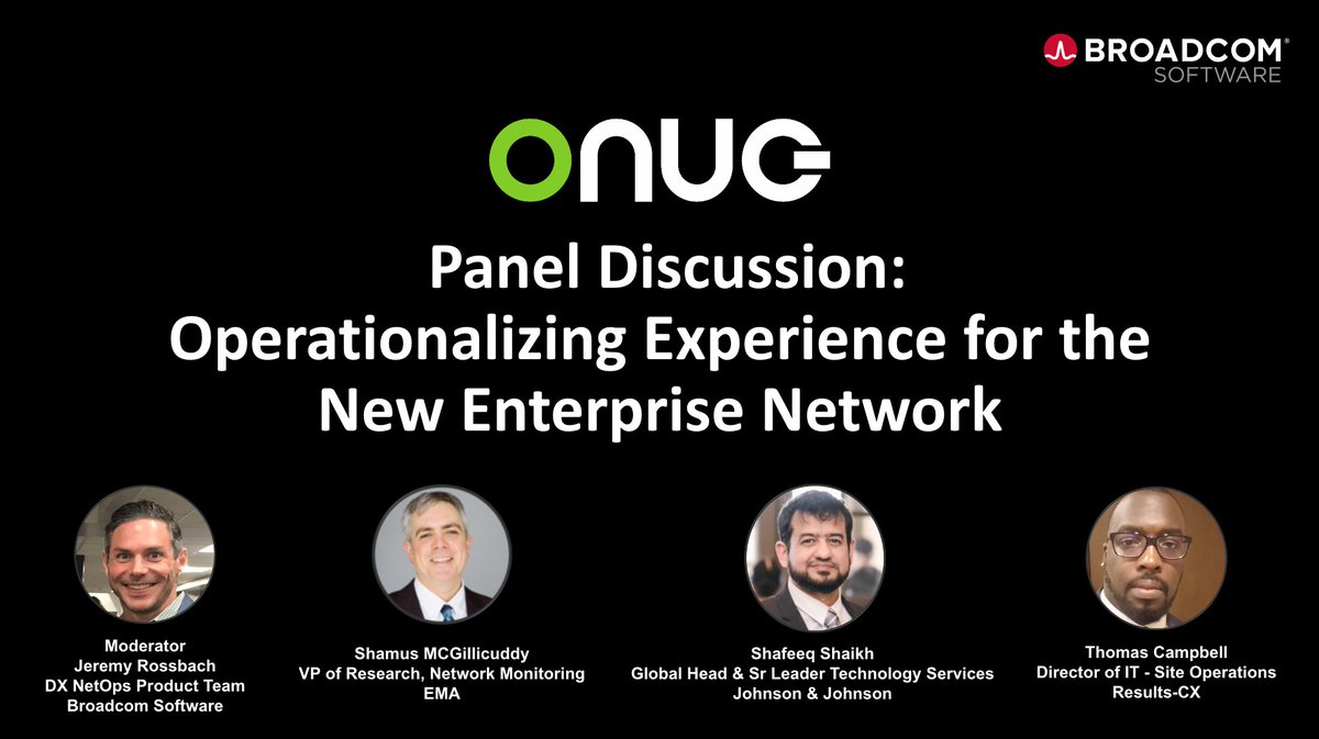 jburrows70's tweet image. Join us at @ONUG_ Fall 2022! Panel discussion with industry analyst @ShamusEMA along with the top innovative enterprises putting the #userexperience first for #networkobservability. onug.net/events/mainsta… bit.ly/3Cy610c