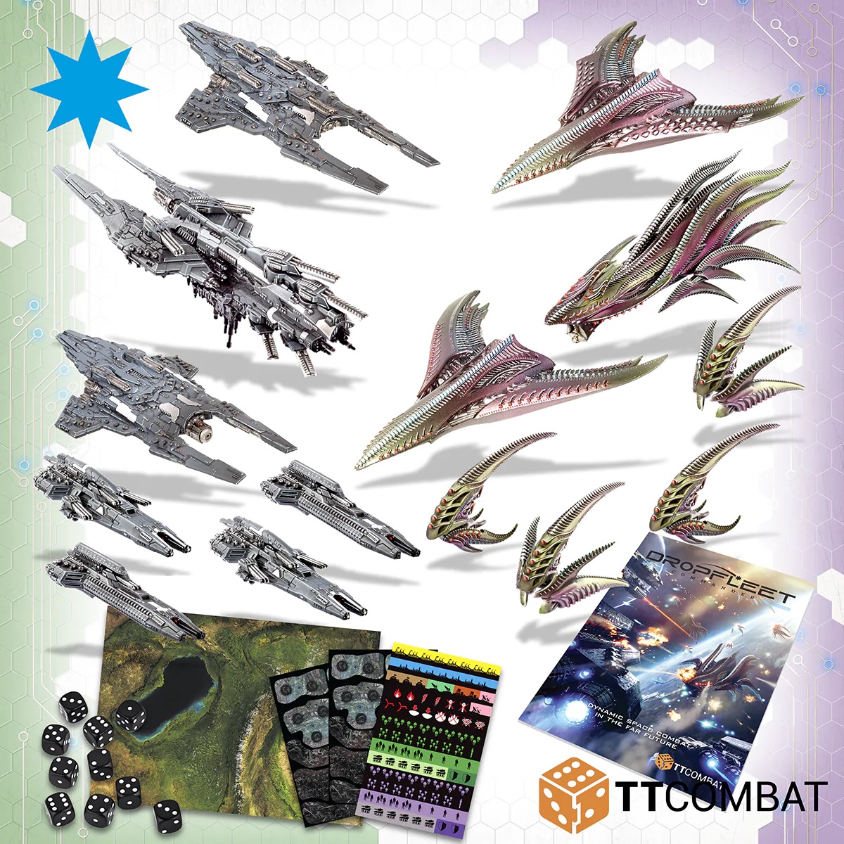 ontabletop's tweet image. Want to get stuck into #DropfleetCommander? Check out the new Two-Player Starter Set and more now available to pre-order from @TTCombat - get a peek at what else is on the way too ow.ly/7wQI50L0LYp