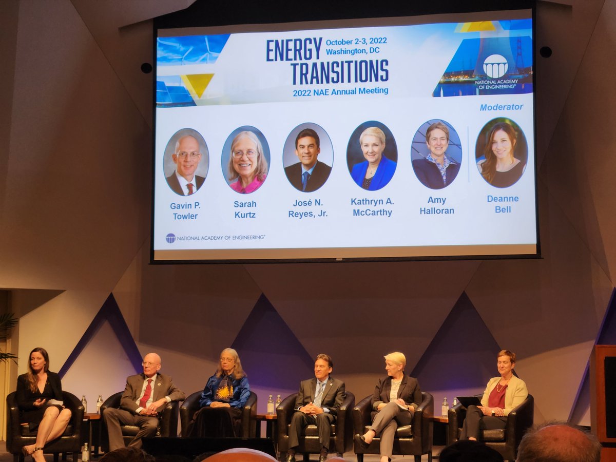 Thoroughly enjoyed yesterday’s panel discussion at National Academy of Engineering annual meeting on energy transitions featuring Dr. Jose Reyes <a href="/NuScale_Power/">NuScale Power</a> on modular nuclear reactors. Proud that <a href="/OregonState/">Oregon State University</a> is helping shape a greener future for us all.