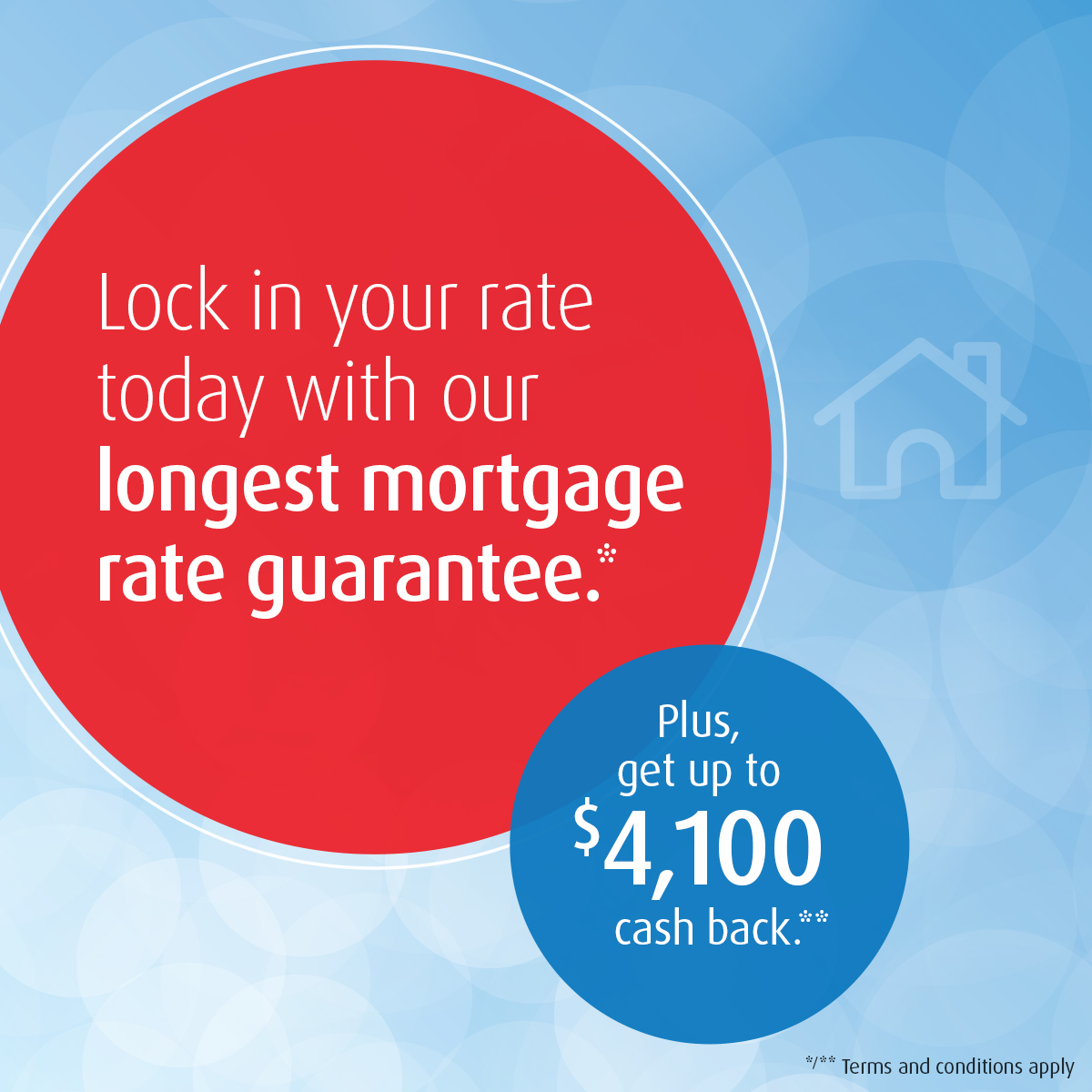 With a BMO Mortgage, you can get up to $4,100 cash back**, longest mortgage rate guarantee,* customizable mortgage solutions and more.  Visit spr.ly/6005M1xcl for details. *The longest of any major Canadian bank as of September 1, 2022.