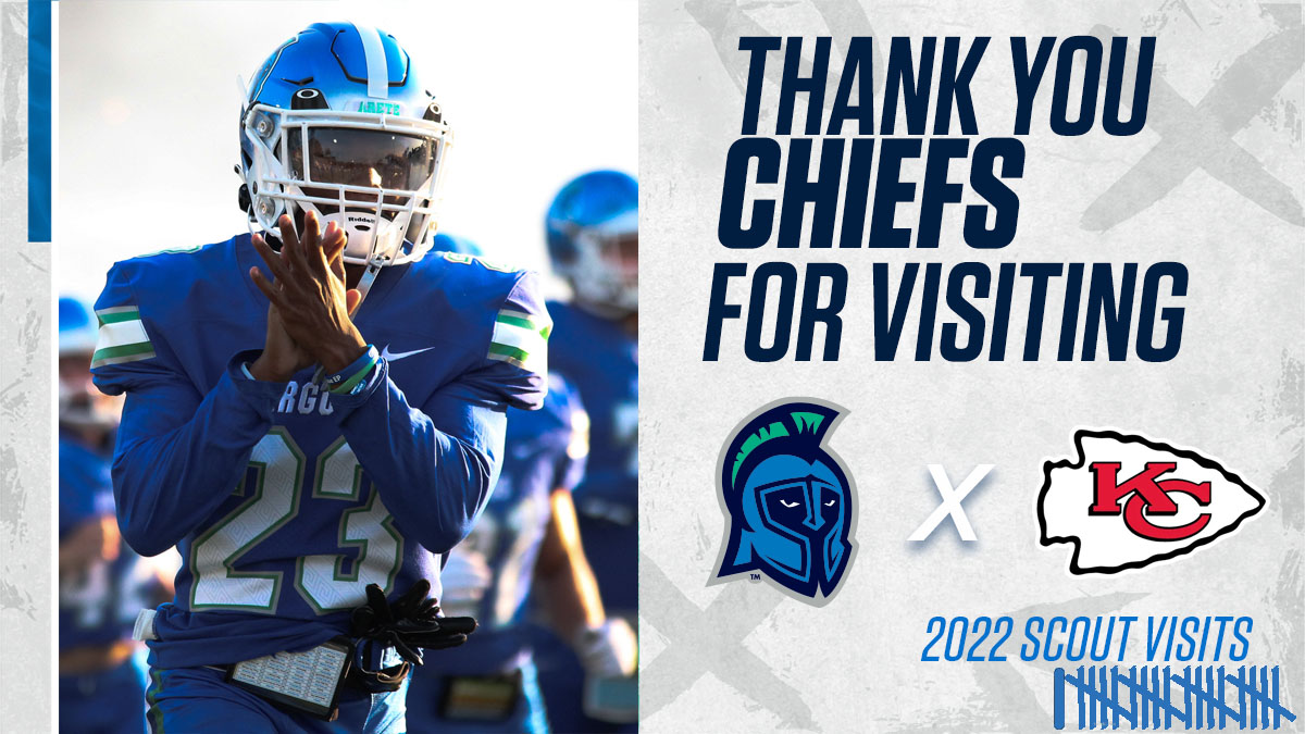 Appreciate the @Chiefs for coming all the way down from Kansas City to scout our guys! #GoArgos | #Arete