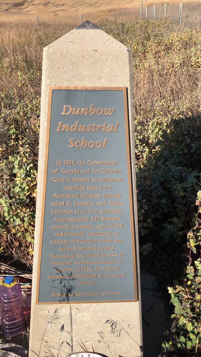 In the spirit of reconciliation. MPS students are respectfully learning about ST Joseph’s industrial school SE of Calgary  near Dewinton and Dunbow Road