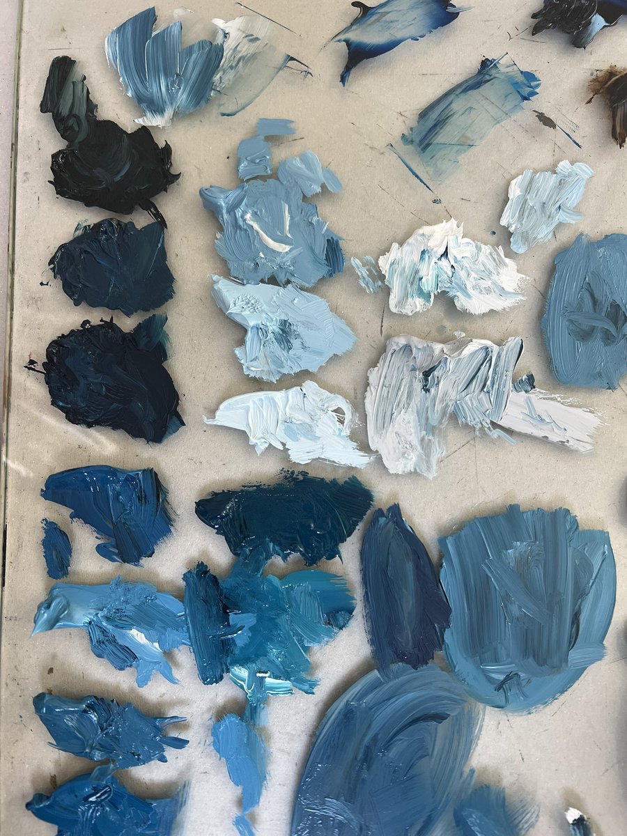 rionabuthello's tweet photo. The painting                 The palette https://t.co/Y4AlWUkrCl
