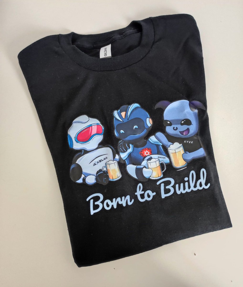 Massa_France's tweet photo. 🚨 Giveaway @Massa_France 🚨 

Gagnez ce magnifique T-shirt Born To Build @MassaLabs x @Axelar_fr x @KYVENetworkFR 😊

Taille M

Conditions :

✅ RT 

✅ Follow @Massa_France 

✅ Rejoindre le Telegram FR https://t.co/NntN72GYp7

Tirage au sort Mardi prochain à 18h 🔥 https://t.co/vS4QDXr3IY