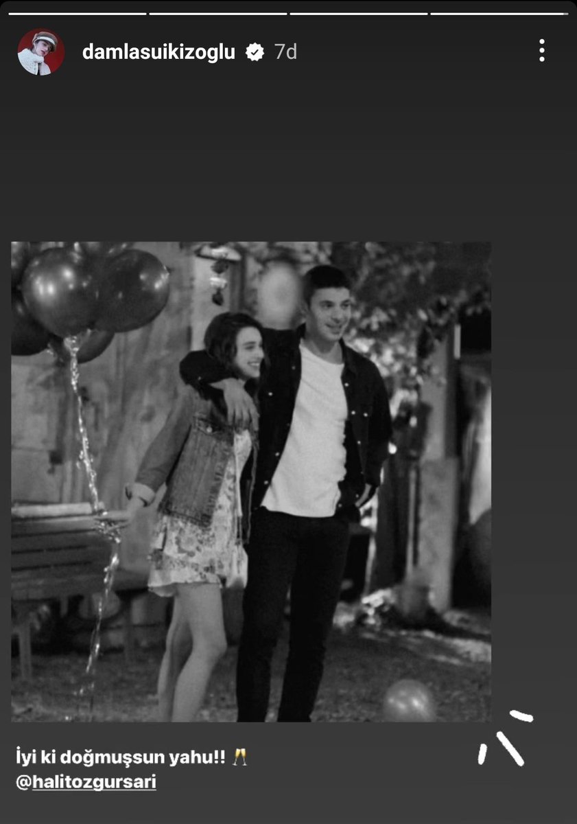 halitsarinews's tweet photo. 🆕 #Damlasuİkizoğlu İnstagram hesabı üzerinden bir story paylaşarak #HalitÖzgürSarı' nın doğumgününü kutladı 🙏🏻✨ https://t.co/7TtcDqWFay