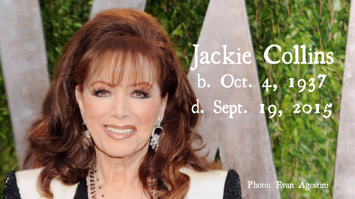 hotredheadmedia's tweet photo. "I have this theory that people in Hollywood don’t read. They read Vanity Fair and then consider themselves terribly well read. I think I can basically write about anybody without getting caught." ~ Jackie Collins
#WriterBirthdays #JackieCollins https://t.co/Op0CoGDfEc